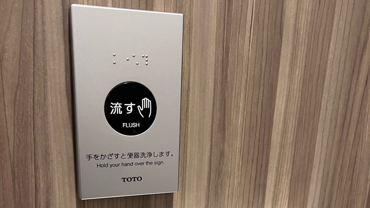 This one looks like a button, but it’s actually motion-activated as well