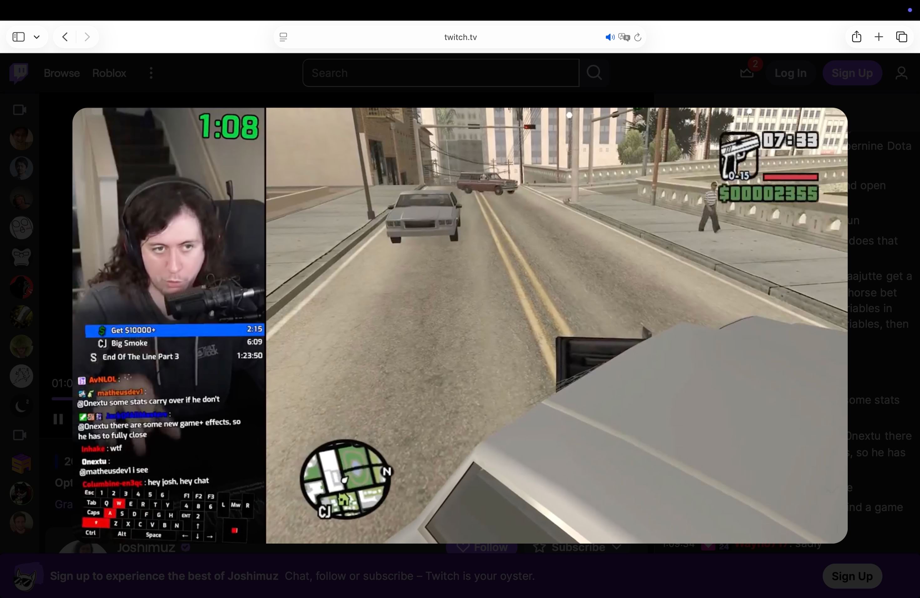 Watching my favorite streamer twitch.tv/joshimuz